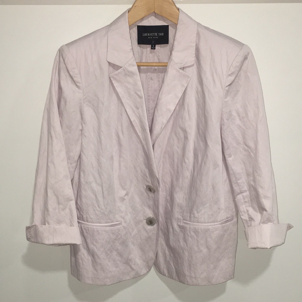 Lafayette 148 New York Daniella Customized Crinkle Jacket